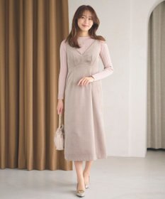 Feroux ベロア ジャンパースカート