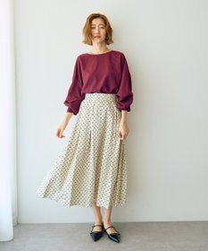 YECCA VECCA 2wayボリューム袖ブラウス