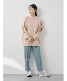 earth music&ecology 袖スリットスウェット