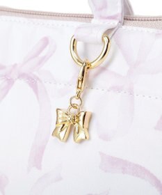 Maison de FLEUR 【保冷機能付き】リボン柄保冷バッグ