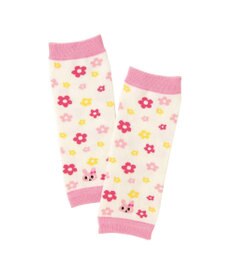 MIKI HOUSE HOT BISCUITS ドライブビーンズ＆お花キャビット レッグウォーマー