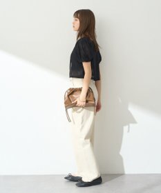 earth music&ecology フラワーコード刺繍カーディガン