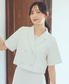 earth music&ecology ショートテーラードジャケット