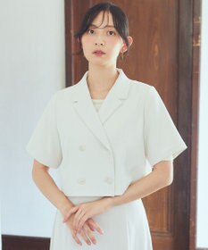 earth music&ecology ショートテーラードジャケット