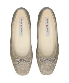 Bridget Birkin ＜3E＞【Bridget Birkin Walk】ラメパナマ調バレエパンプス