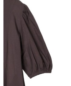 CRAFT STANDARD BOUTIQUE インド綿パフスリーブギャザーワンピース