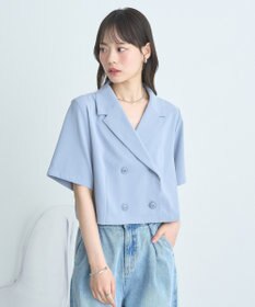 earth music&ecology ショートテーラードジャケット