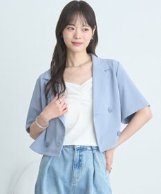 earth music&ecology ショートテーラードジャケット