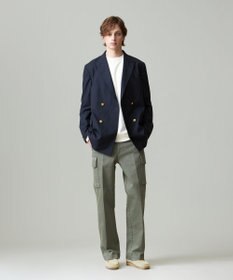 J.PRESS MEN コットンピケストレッチ カーゴパンツ