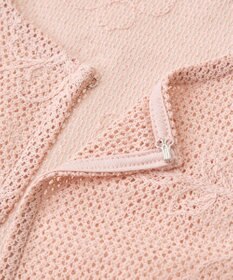 earth music&ecology フラワーコード刺繍カーディガン