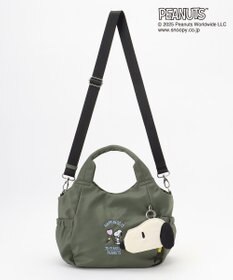 Y'SACCS SNOOPYデザイン　ギャザー2wayミニトート
