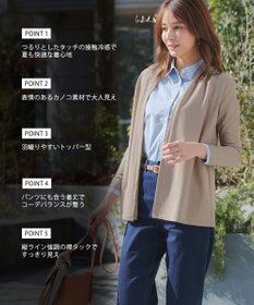 Tiaclasse L 【おのののかさん着用】冷凛(ひやりん)カノコカットソートッパーカーディガン