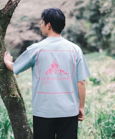 SHARE PARK MENS 【UVカット・吸水速乾・ストレッチ・軽量 】バックプリントポケットTシャツ（L・XLサイズ）