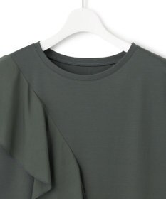 23区 シアーフリルジャージー ラッフル カットソー