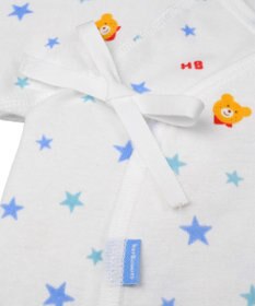 MIKI HOUSE HOT BISCUITS 【50-60cm】 フライス総柄短肌着