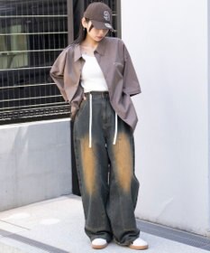 WEGO 【ユニセックス着用ITEM/吸収速乾】ピグメントDRYシャツ