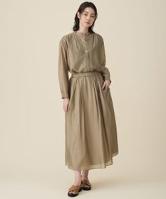 自由区 S エアリーローンプレーン ブラウス