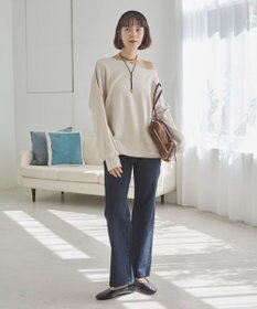WEGO 【ANGIE VINTAGE/SETUP対応アイテム】オフショルダー裏毛スウェット