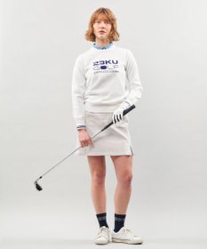 23区GOLF 【WOMEN】【UVケア/吸水速乾】ギンガムチェックロゴ 長袖シャツ