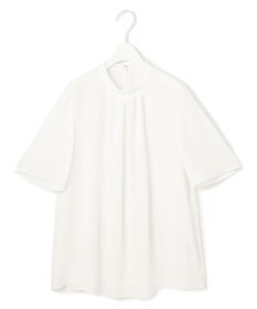 接触冷感・UVケア・速乾・洗える】BackSatinAmunzen 5分袖ハイネック