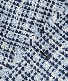 J.PRESS LADIES ファニーツイード ノーカラー ジャケット