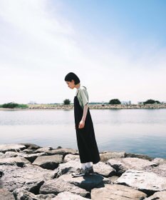 SHARE PARK LADIES 【撥水・UVカット・ストレッチ・軽量 】ナイロンジャンパースカート（S・Mサイズ）