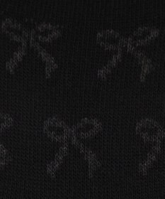 WEGO ジャガード総柄リボンソックス