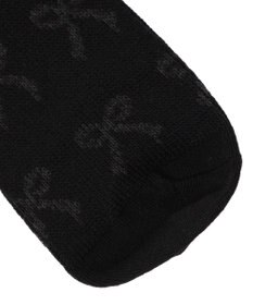 WEGO ジャガード総柄リボンソックス