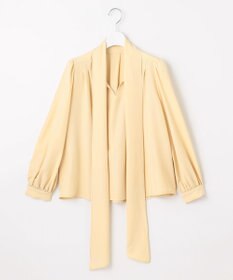 Feroux 【新色追加・洗える】ボリューム リボンタイ ブラウス