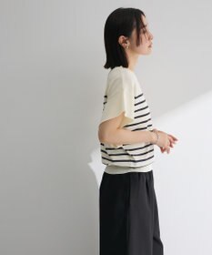 Green Parks 袖フレアフレンチスリーブニットプルオーバー