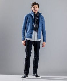 JOSEPH HOMME トライジャガードストレッチ　ウィングカラーシャツ