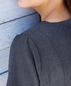 Tiaclasse L 【洗える】ダブルラインフレアワンピース