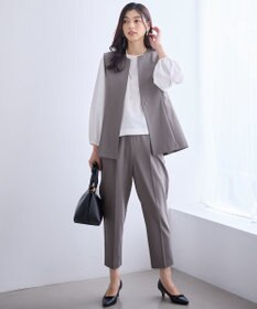 ANY L 【3SET】きちんと見え3点コーデセット（ブラウス＋ジレ＋パンツ）