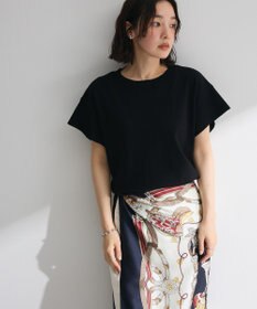 Green Parks 袖フレアフレンチスリーブニットプルオーバー