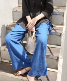 AMERICAN HOLIC 【接触冷感】ワッシャーイージーパンツ