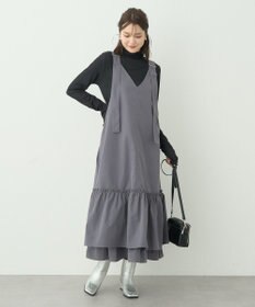 earth music&ecology ティアードフリルジャンスカ