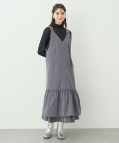 earth music&ecology ティアードフリルジャンスカ