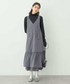 earth music&ecology ティアードフリルジャンスカ