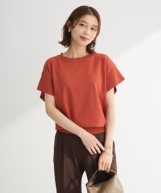 Green Parks 袖フレアフレンチスリーブニットプルオーバー