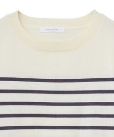 Green Parks 袖フレアフレンチスリーブニットプルオーバー