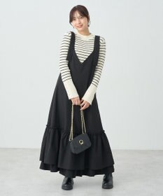 earth music&ecology ティアードフリルジャンスカ