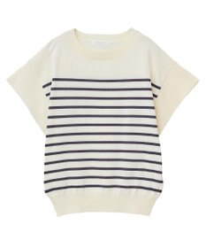 Green Parks 袖フレアフレンチスリーブニットプルオーバー