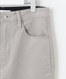 自由区 【洗える】リブレスコール ストレートパンツ