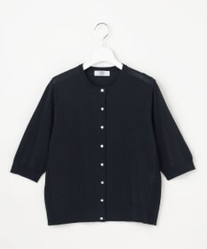 J.PRESS LADIES COTTON ACETATE DRY クルーネック カーディガン