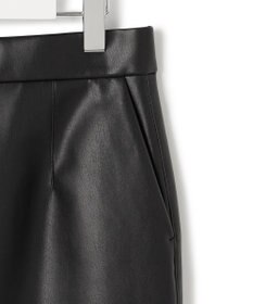 ICB L 【洗える】フェイクレザー ナロースカート