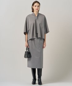 ICB 【洗える】T/Wブロード ナロースカート