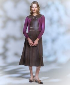 TOCCA TUCK FRILL KNIT カーディガン