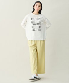 ANY イージーケアライトストレッチワイドパンツ