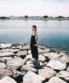 SHARE PARK LADIES 【撥水・UVカット・ストレッチ・軽量 】ナイロンジャンパースカート（S・Mサイズ）