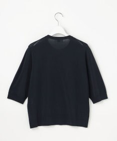 J.PRESS LADIES COTTON ACETATE DRY クルーネック カーディガン